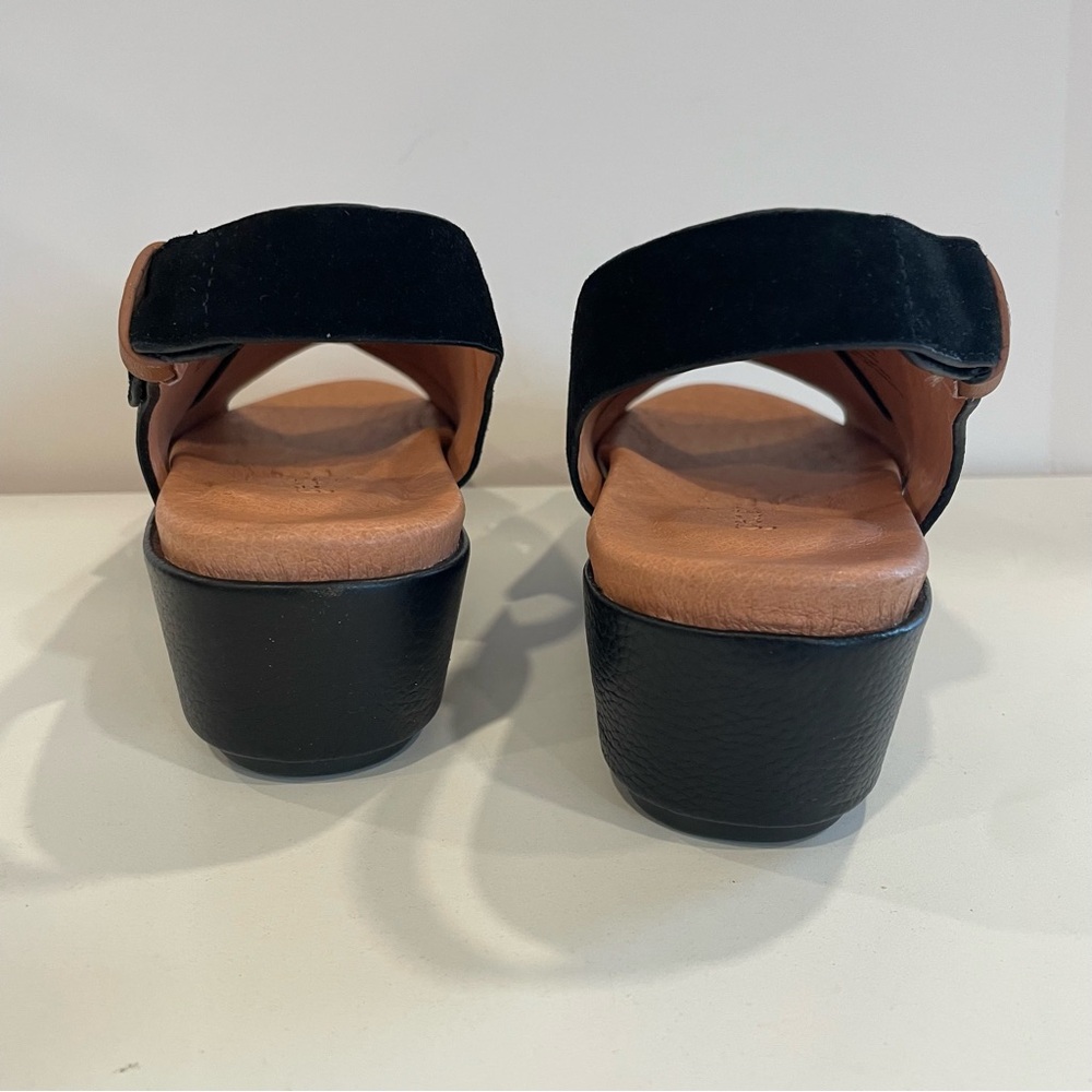 Gentle Souls Black Lori X Band‎ Comfort Sandals Crisscross Women's Size 8 - Picture 7 of 9